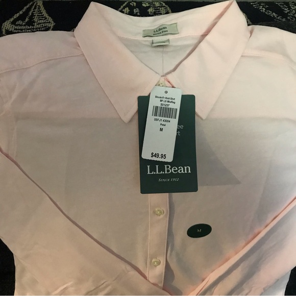 LL Bean Knit Long Sleeve Shirt - Picture 2 of 3